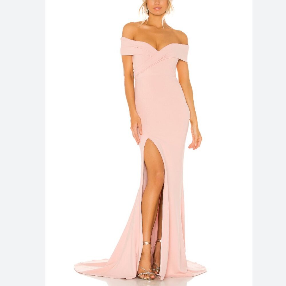 Nookie Neptune Gown In Blush Size Large